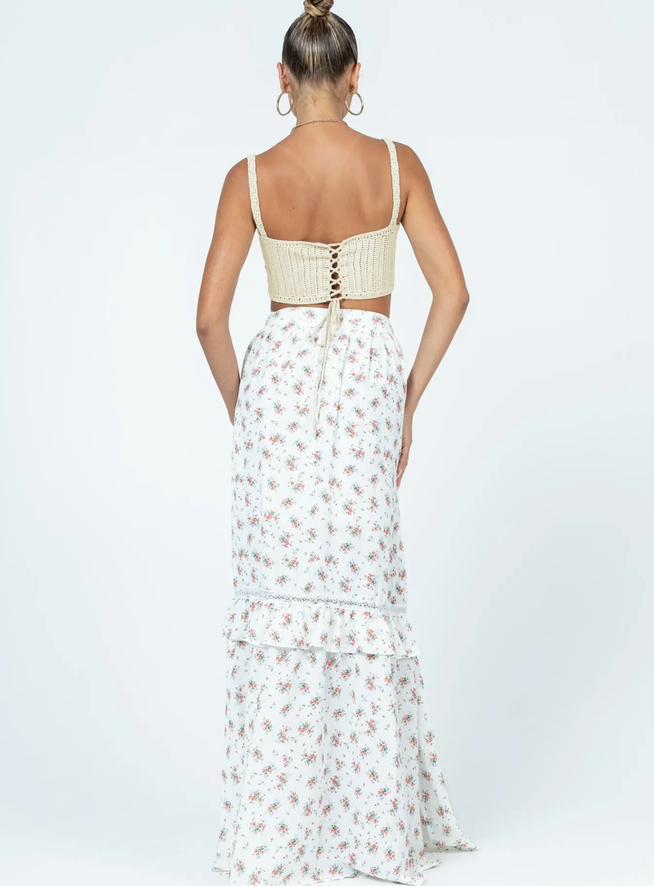 Princess Polly Fowler Maxi Skirt White Store