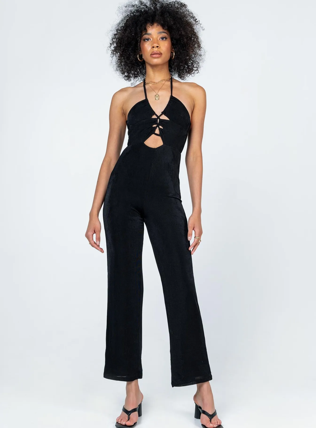 Princess Polly Frankie Jumpsuit Black Online