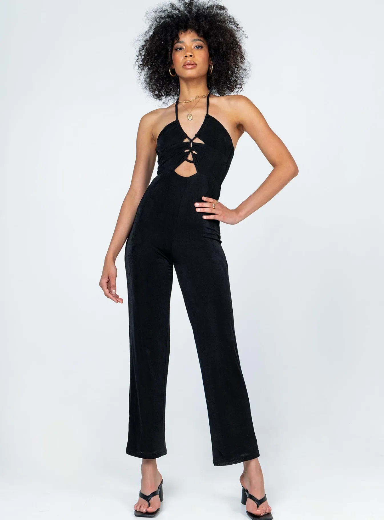Princess Polly Frankie Jumpsuit Black Online