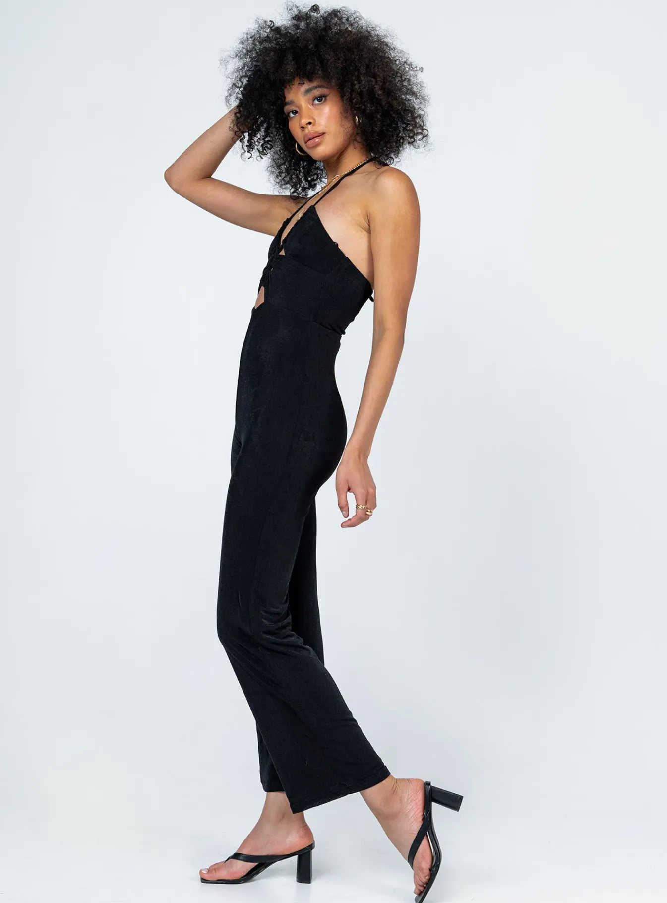 Princess Polly Frankie Jumpsuit Black Online