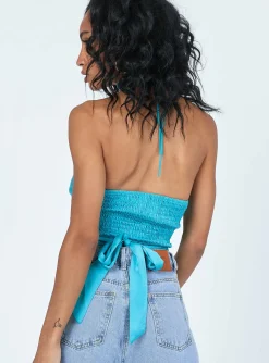 Princess Polly Franky Top  Blue Fashion