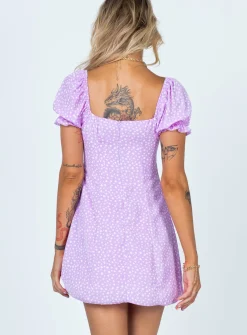 Princess Polly Freyah Mini Dress  Purple New