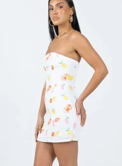 Princess Polly Fruity Strapless Mini Dress Multi Best Sale