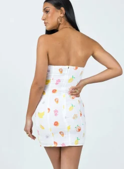 Princess Polly Fruity Strapless Mini Dress Multi Best Sale