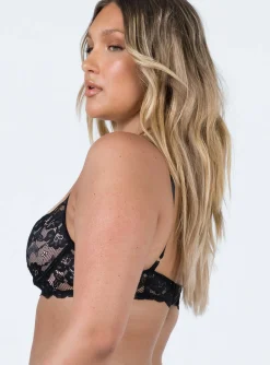 Princess Polly Gabriella Bralette  Black Cheap