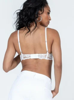 Princess Polly Gabriella Bralette  White Cheap