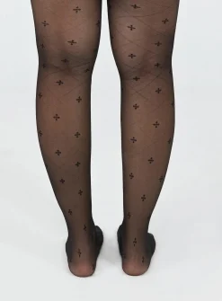 Princess Polly Gabrysia Stockings  Black New