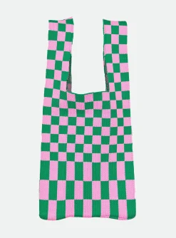Princess Polly Gala Checkered Bag/ Pink   Green Best Sale