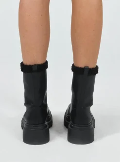 Princess Polly Galleria Boot  Black Store
