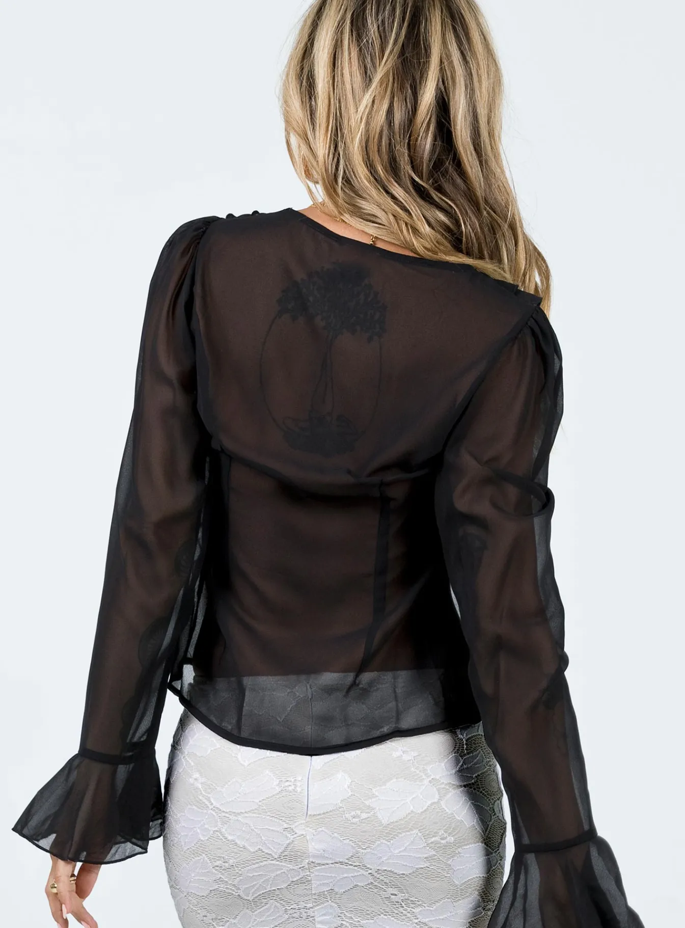 Princess Polly Gallo Long Sleeve Top Black Flash Sale