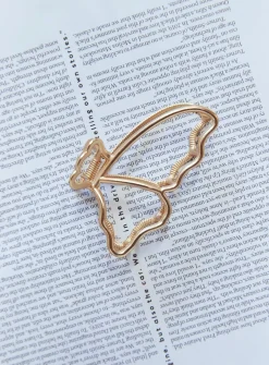 Princess Polly Gatekeeper Hair Clip   Gold Outlet