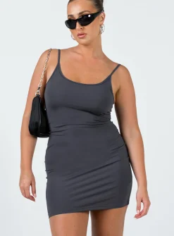 Princess Polly Geary Mini Dress  Grey New