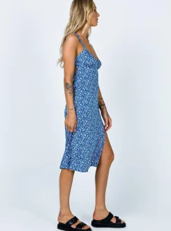 Princess Polly Georgia Midi Dresstall   Navy Sale