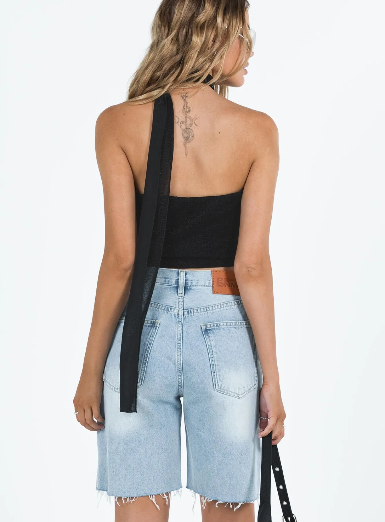 Princess Polly Get It Shorts Light Wash Denim Outlet