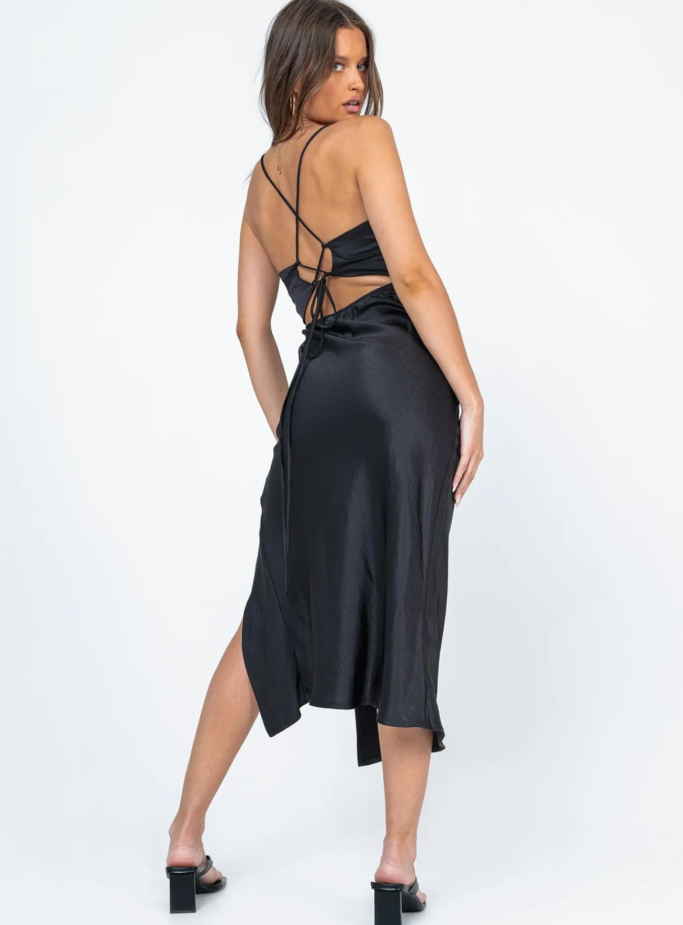 Princess Polly Gigi Midi Dress Black Cheap