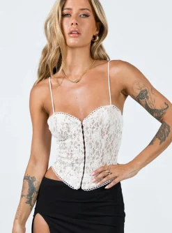 Princess Polly Giorgi Lace Corset Ivory Sale
