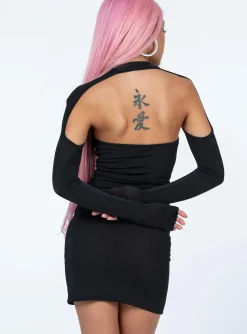 Princess Polly Giovanni Mini Dress  Black Online