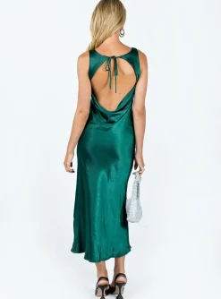 Princess Polly Girls Club Midi Dress Emerald   Green Best