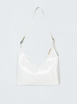 Princess Polly Glazier Shoulder Bag  White Store