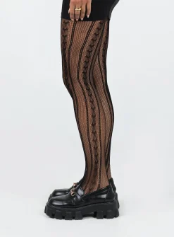 Princess Polly Gleeson Stockings  Black Hot
