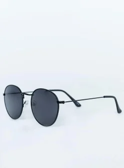 Princess Polly Golden Hour Sunglasses  Black Clearance