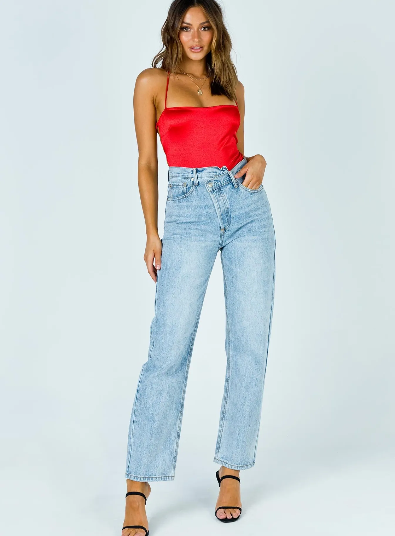 Princess Polly Gracie Bodysuit Red Cheap