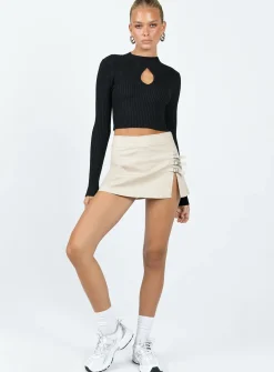Princess Polly Graves Long Sleeve Top Black Best