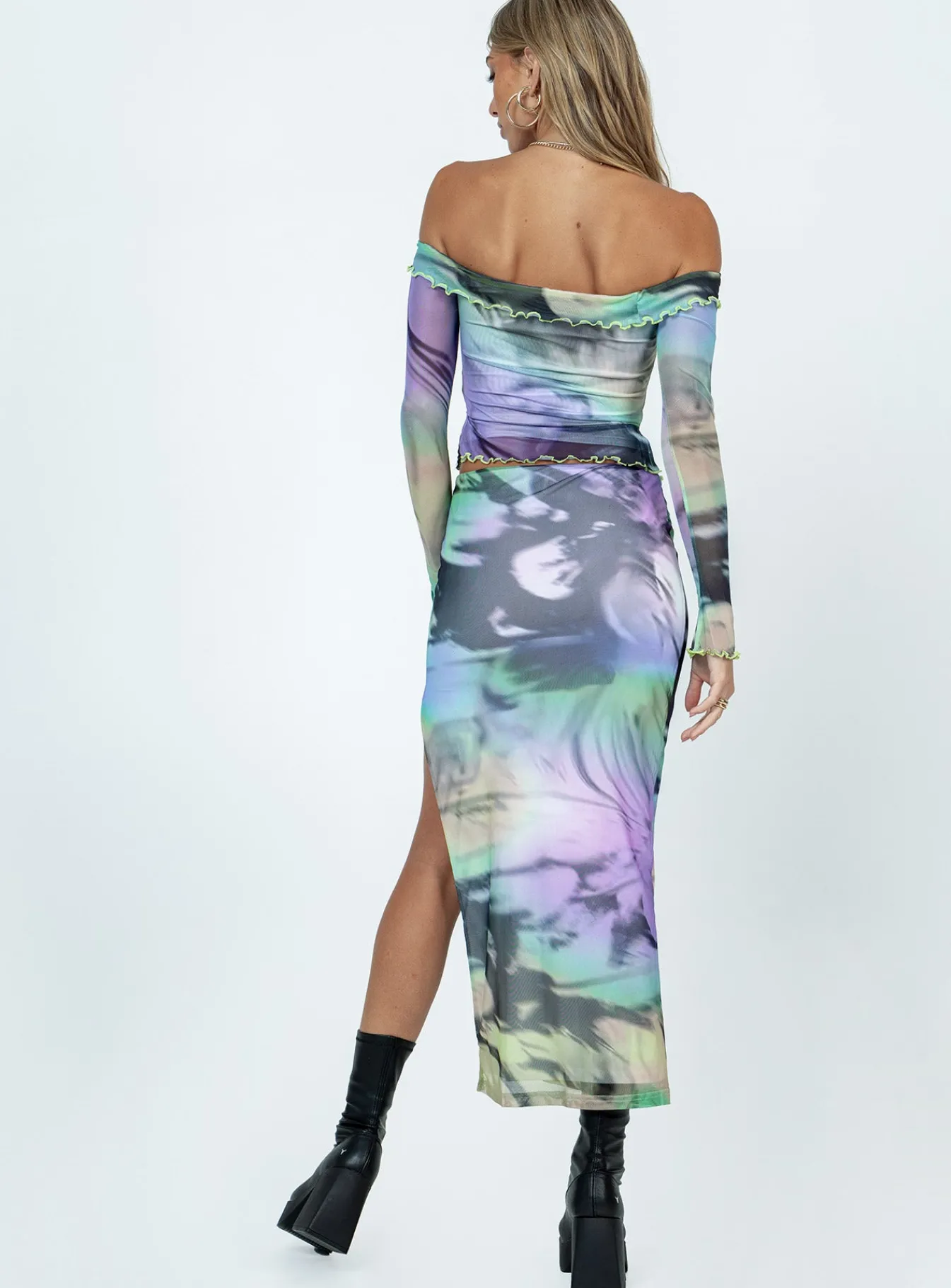 Princess Polly Great Delusions Maxi Skirt Multi Fashion