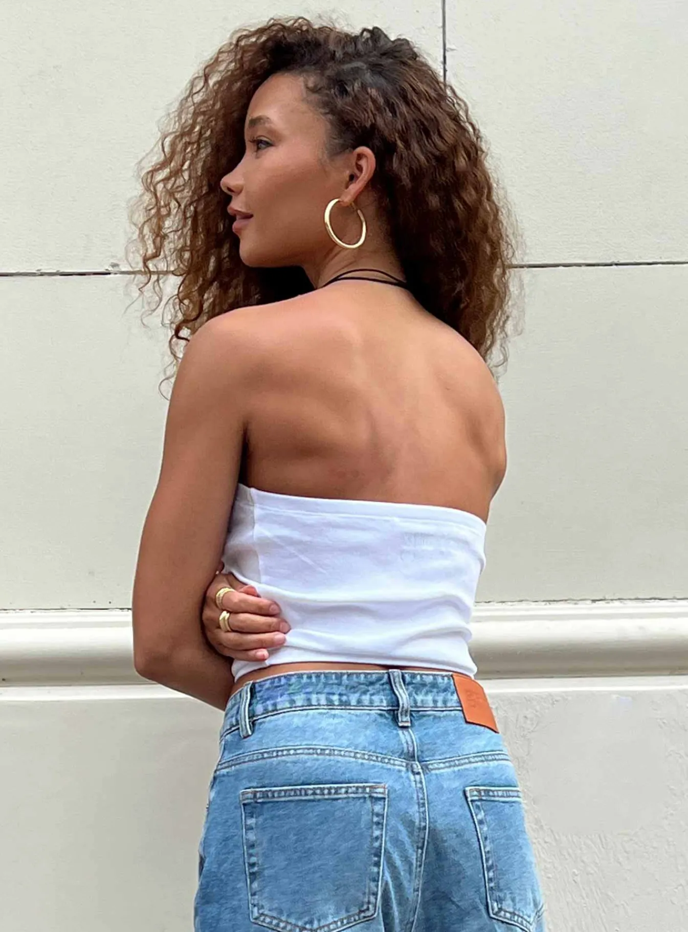Princess Polly Guns N' Roses Tank Tube Top White Cheap