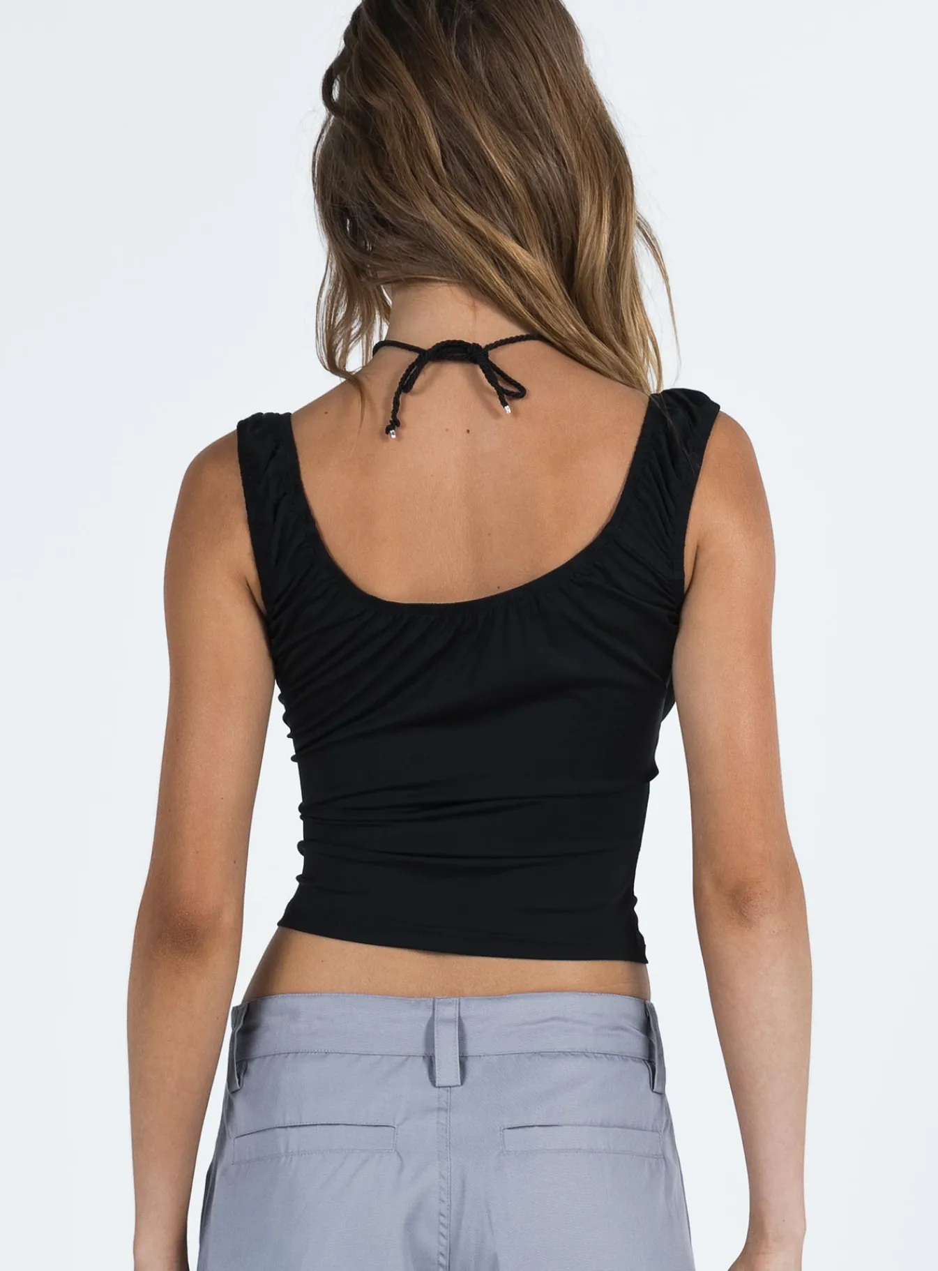 Princess Polly Hackett Top Black Store