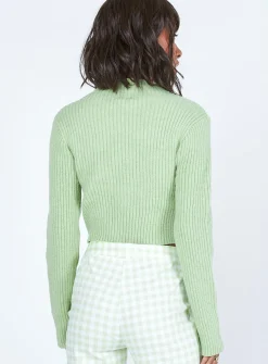 Princess Polly Halia Jumper/Sweater  Green Best Sale