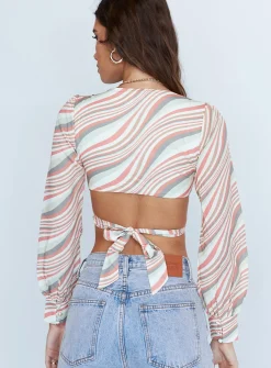 Princess Polly Halle Long Sleeve Top  Multi Online