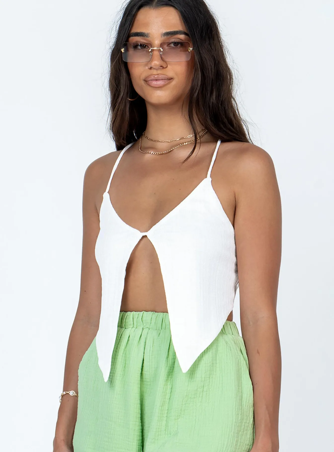 Princess Polly Halley Top White Sale