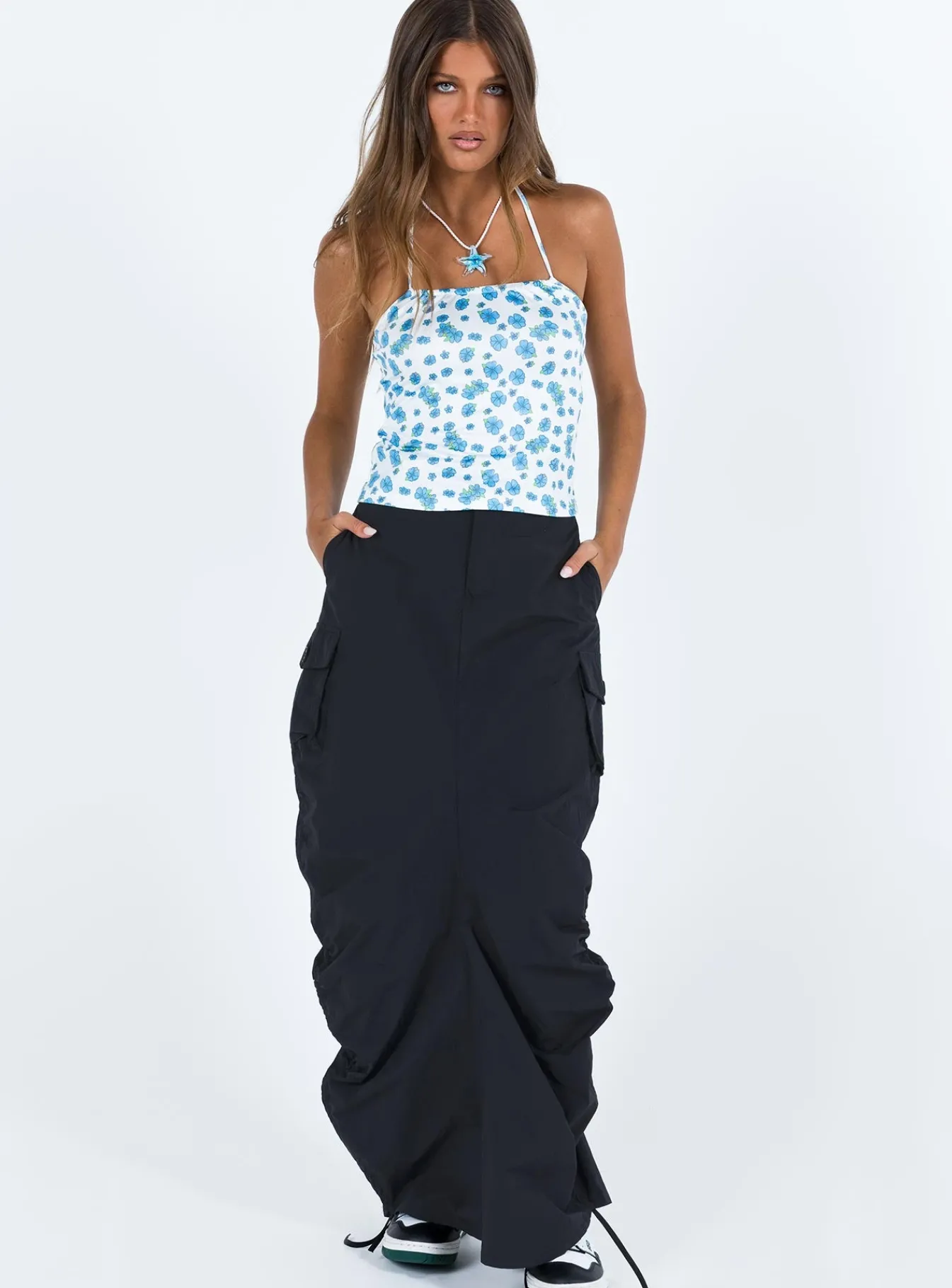 Princess Polly Halt It Top Floral Clearance