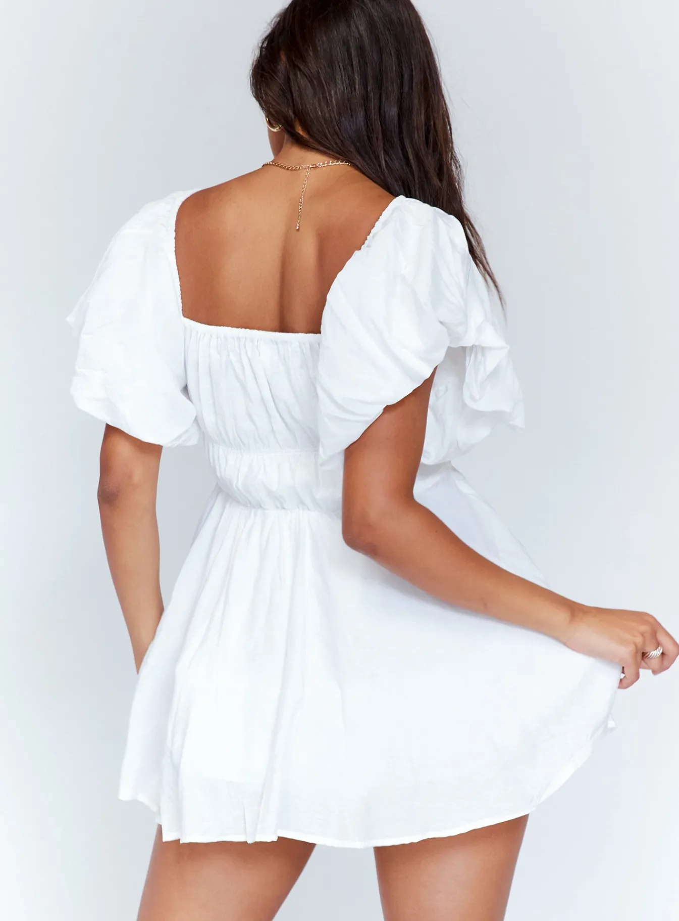 Princess Polly Halton Mini Dress White Best