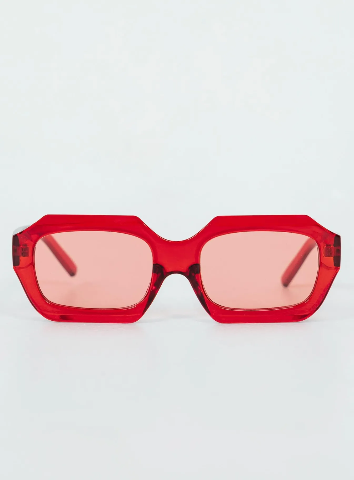 Princess Polly Hampshire Sunglasses Red Sale