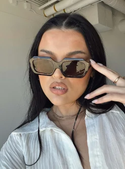 Princess Polly Hampshire Sunglasses  Tort Store