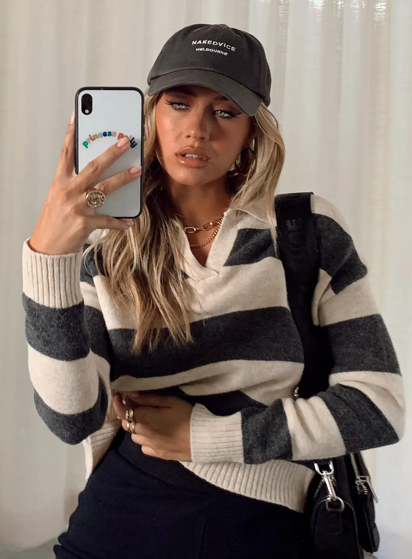 Princess Polly Hampton Sweater Black Flash Sale