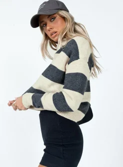 Princess Polly Hampton Sweater Black Flash Sale