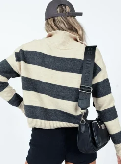 Princess Polly Hampton Sweater Black Flash Sale