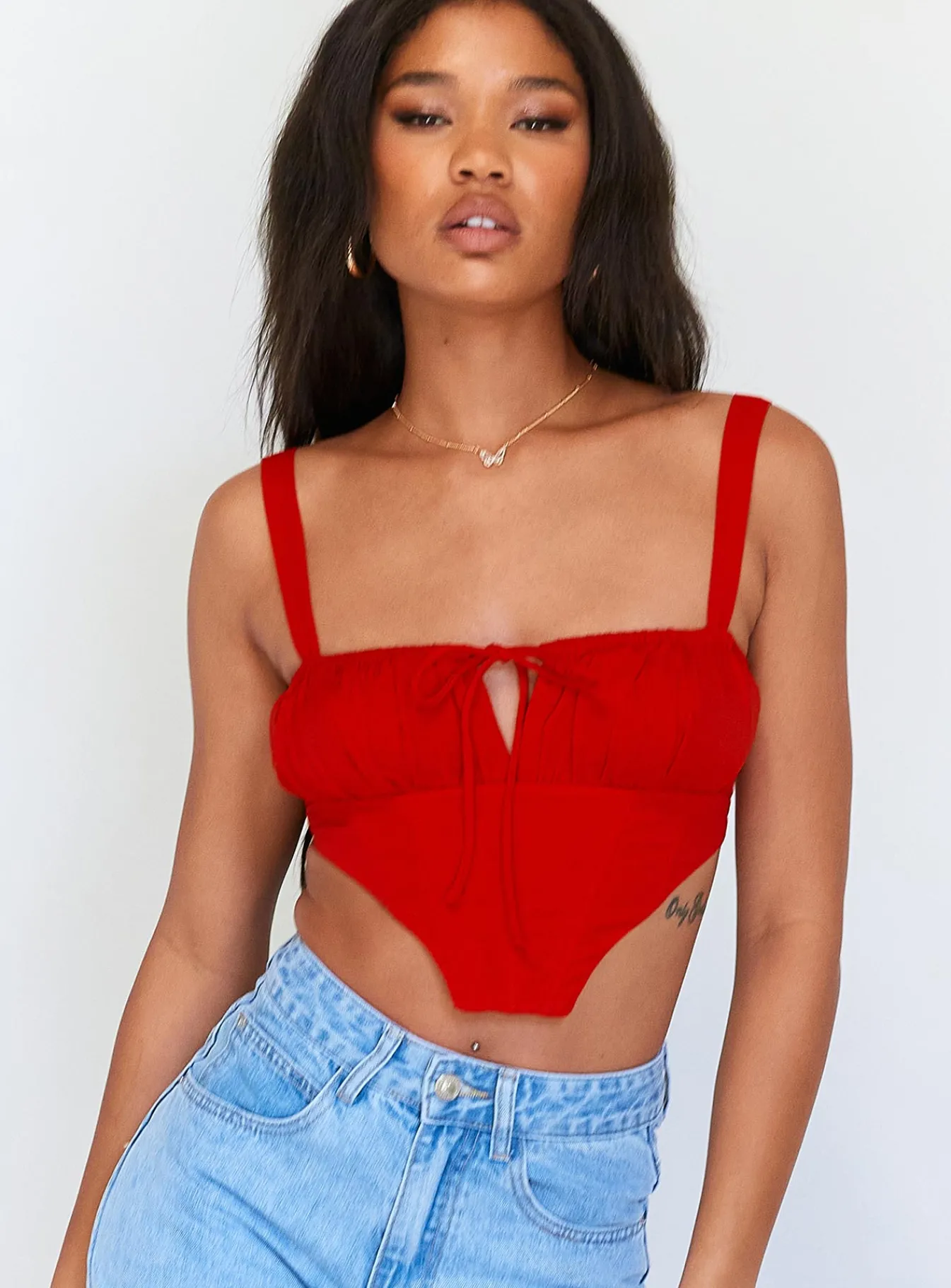 Princess Polly Hanna Top Red Store