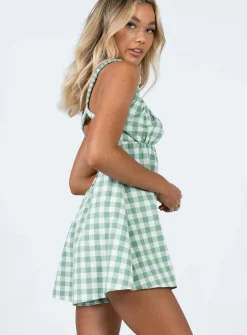 Princess Polly Harlie Romper  Green Shop