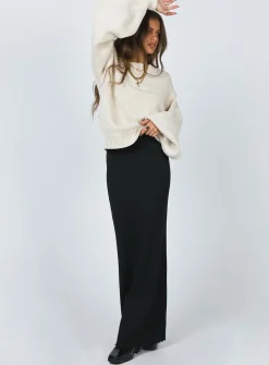 Princess Polly Harmony Sweater  Beige Clearance