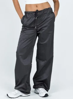 Princess Polly Harran Parachute Pants  Grey Outlet