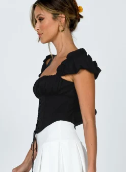 Princess Polly Harry Top Black Outlet