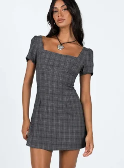 Princess Polly Hastings Mini Dress Check Hot
