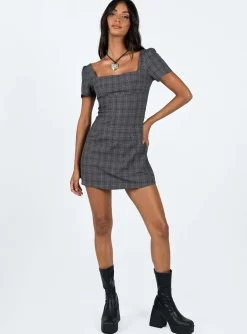 Princess Polly Hastings Mini Dress Check Hot