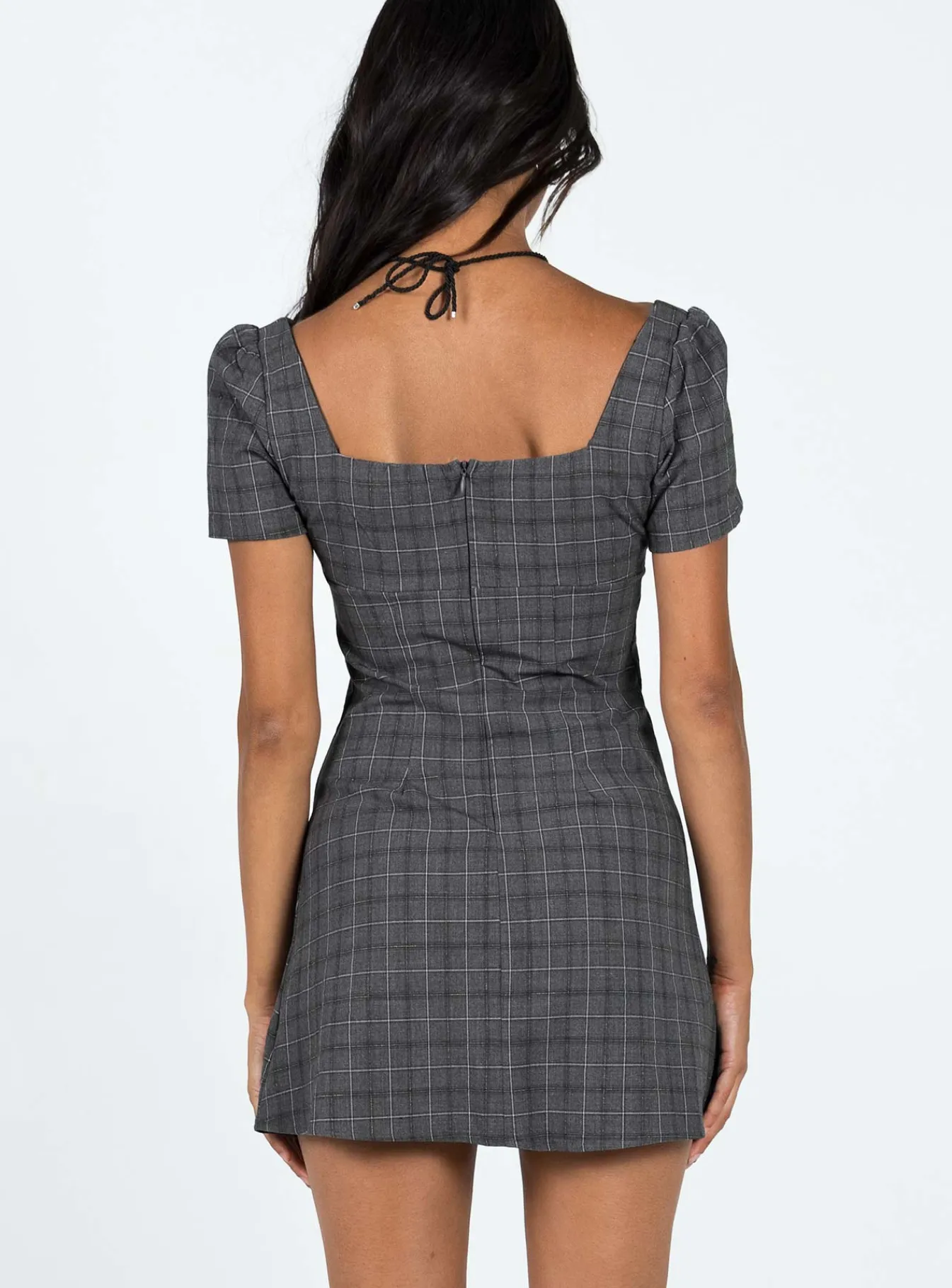 Princess Polly Hastings Mini Dress Check Hot