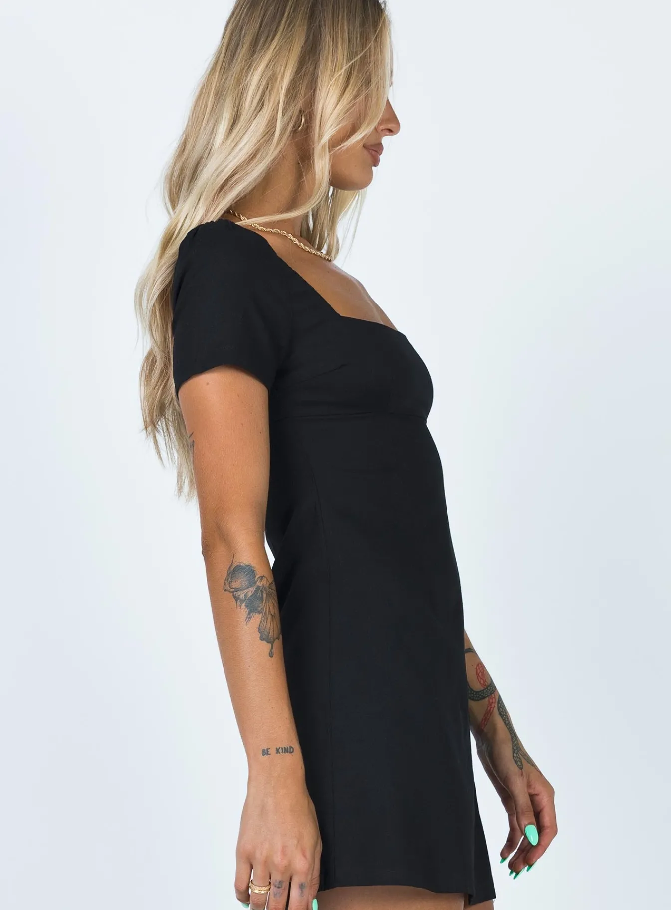 Princess Polly Hastings Mini Dress Black Fashion