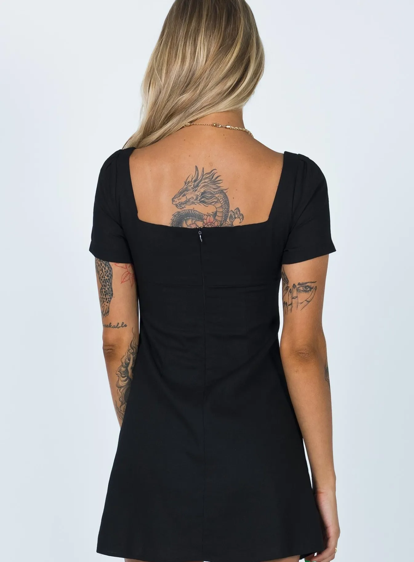 Princess Polly Hastings Mini Dress Black Fashion